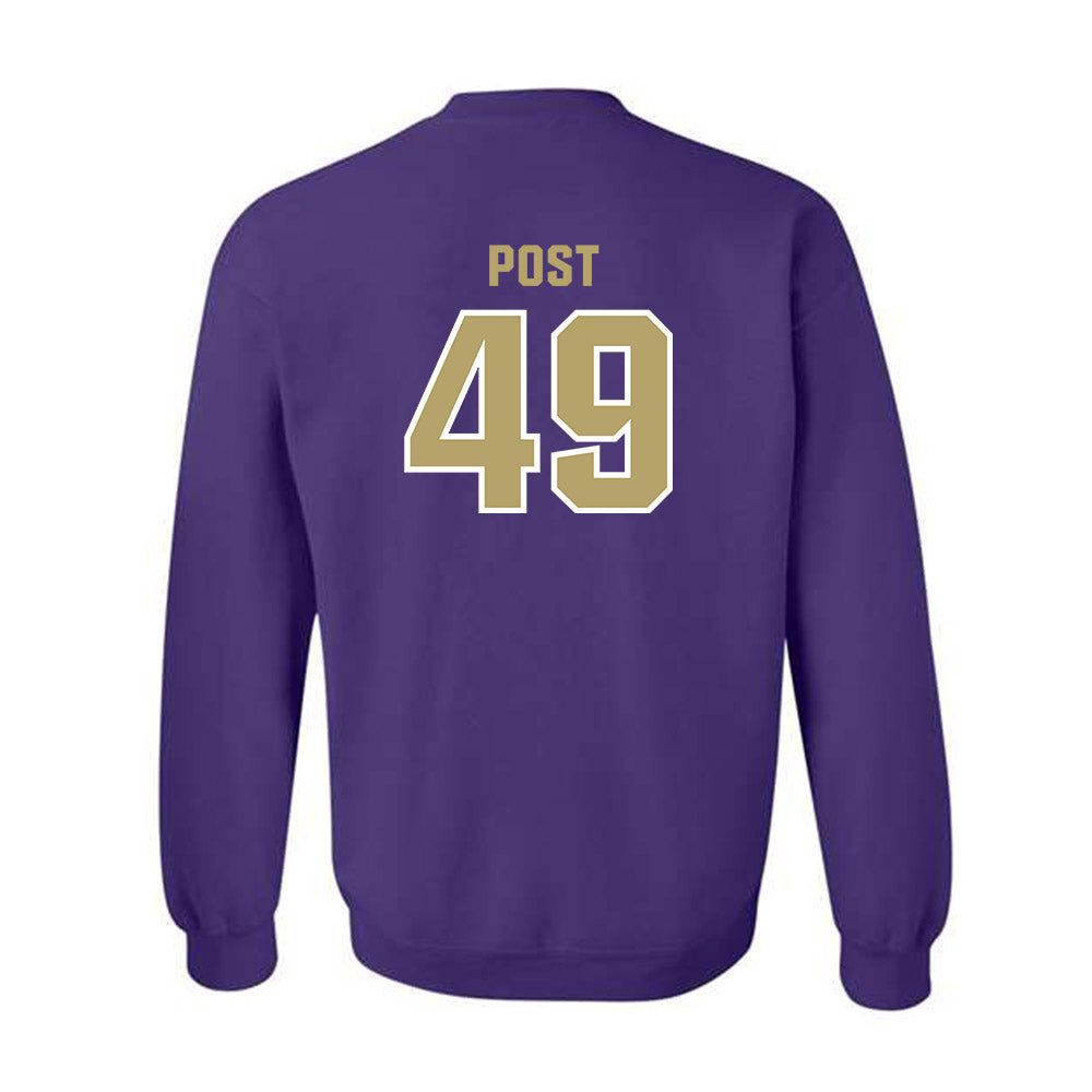 JMU - NCAA Football : Ryder Post - Classic Shersey Crewneck Sweatshirt-1