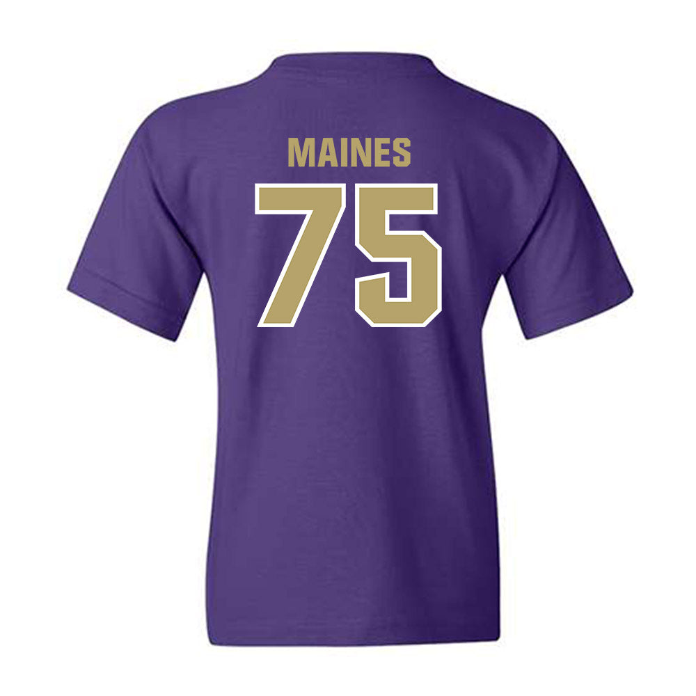 JMU - NCAA Football : Wyatt Maines - Classic Shersey Youth T-Shirt-1