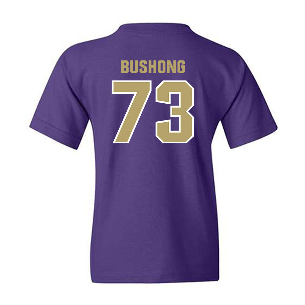 JMU - NCAA Football : Evan Bushong - Classic Shersey Youth T-Shirt-1