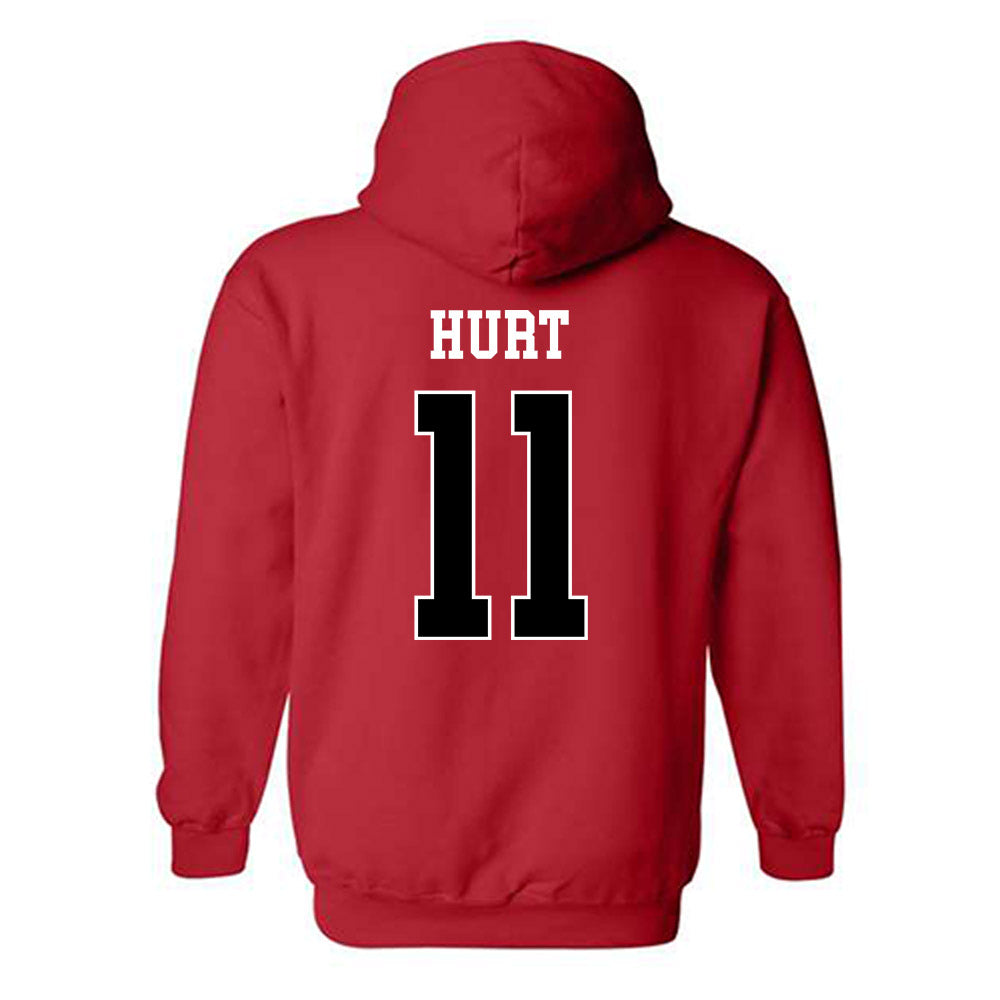 Illinois State - NCAA Women's Basketball : Kya Hurt - Classic Shersey Hooded Sweatshirt-1