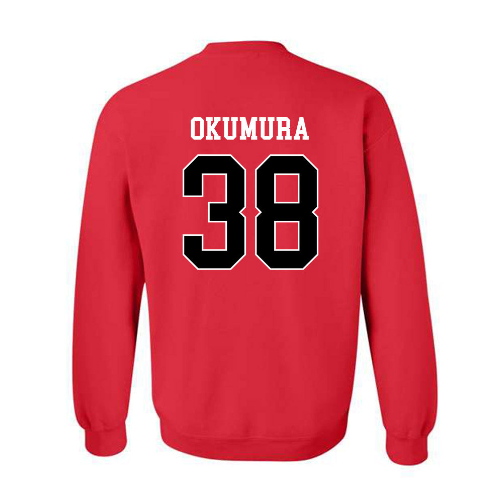 Illinois State - NCAA Baseball : Shuto Okumura - Classic Shersey Crewneck Sweatshirt-1