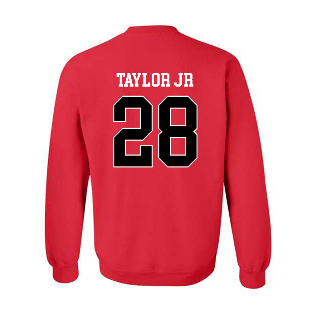 Illinois State - NCAA Football : Chris Taylor Jr - Classic Shersey Crewneck Sweatshirt-1