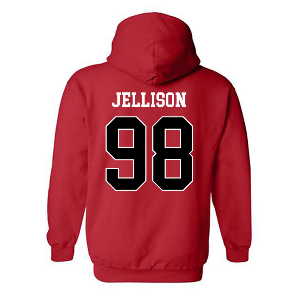 Illinois State - NCAA Football : Logan Jellison - Classic Shersey Hooded Sweatshirt-1