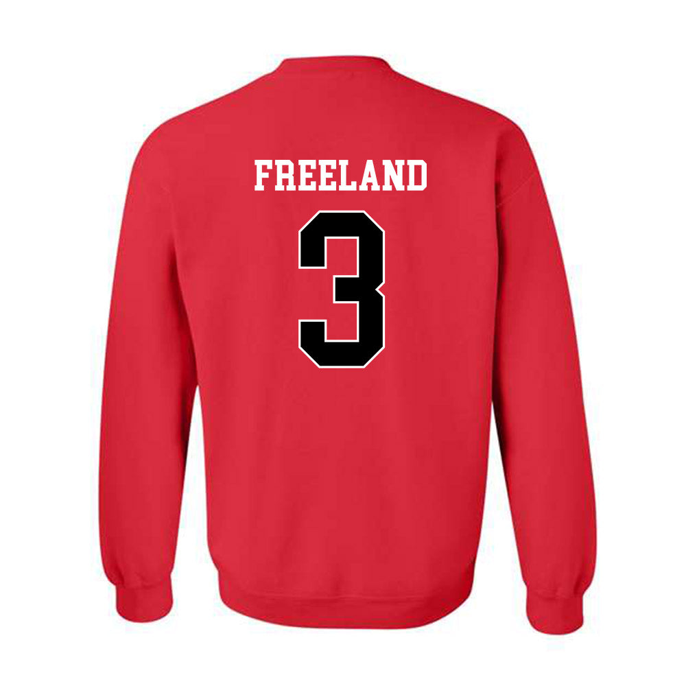 Illinois State - NCAA Softball : Saveea Freeland - Classic Shersey Crewneck Sweatshirt-1