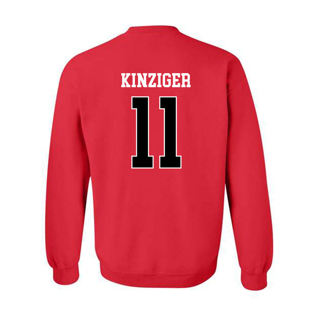 Illinois State - NCAA Men's Basketball : Johnny Kinziger - Crewneck Sweatshirt