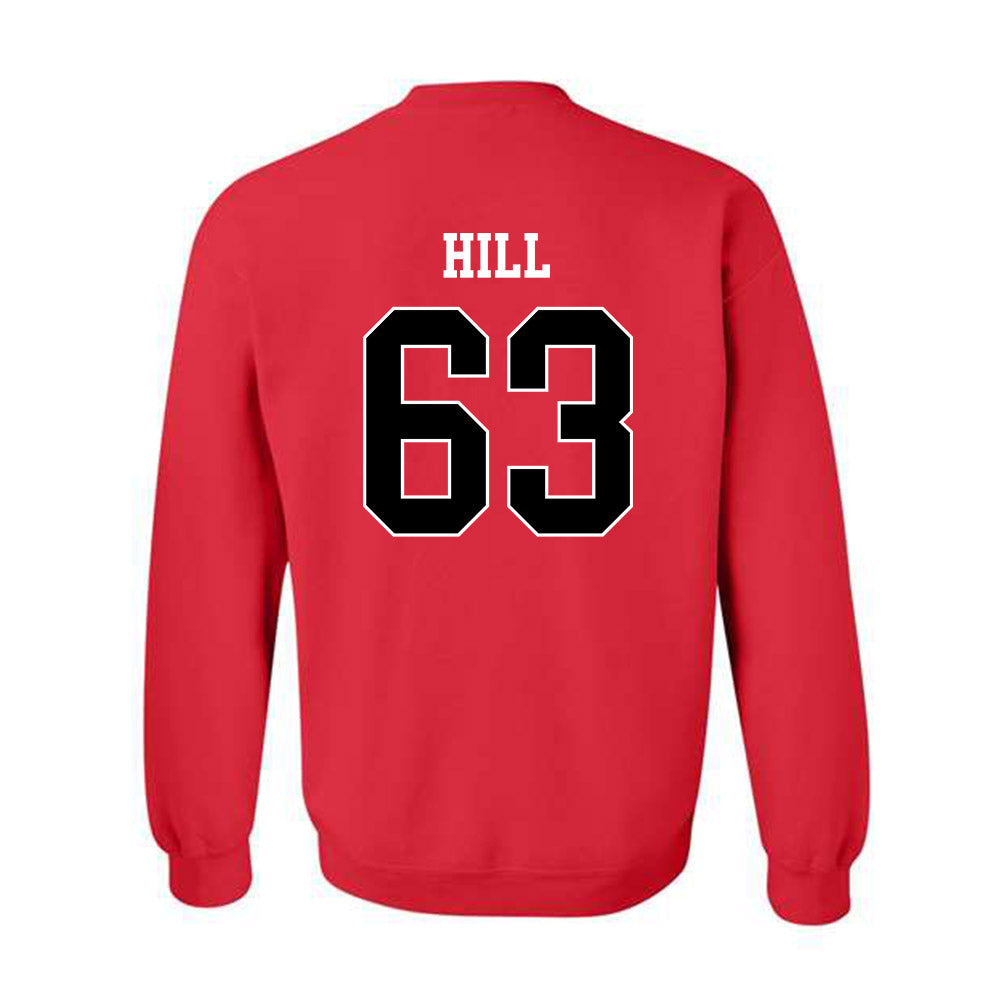 Illinois State - NCAA Football : Chris Hill - Classic Shersey Crewneck Sweatshirt-1