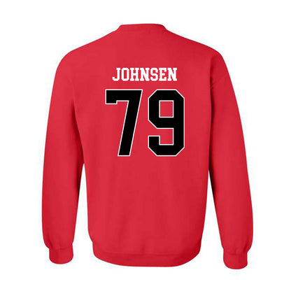 Illinois State - NCAA Football : Luke Johnsen - Classic Shersey Crewneck Sweatshirt-1