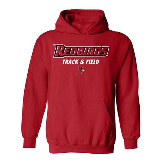 Illinois State - NCAA Men's Track & Field : Jacob Rollins - Classic Shersey Hooded Sweatshirt-0