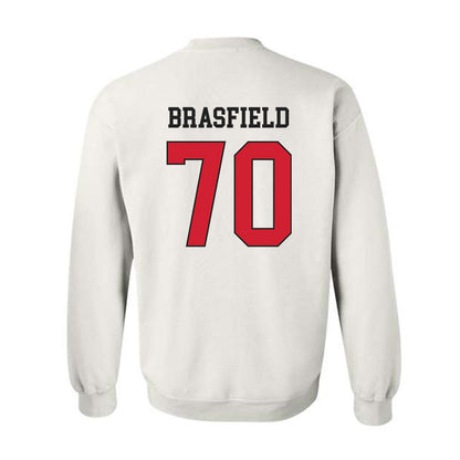Illinois State - NCAA Football : Logan Brasfield - Classic Shersey Crewneck Sweatshirt-1