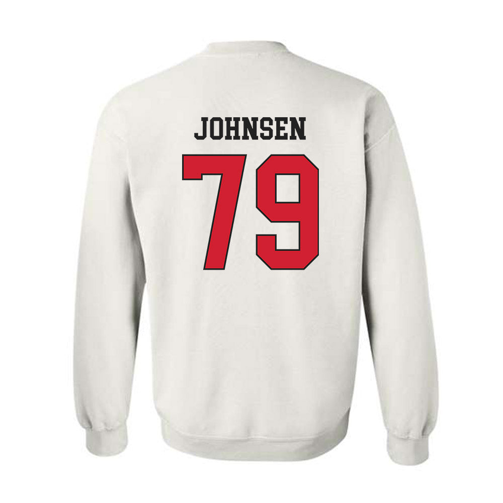 Illinois State - NCAA Football : Luke Johnsen - Classic Shersey Crewneck Sweatshirt-1