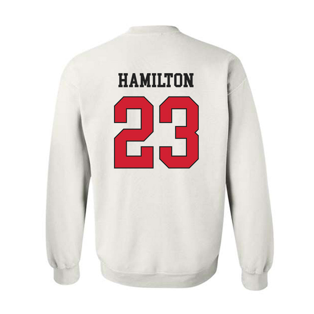 Illinois State - NCAA Football : JuMaria Hamilton - Classic Shersey Crewneck Sweatshirt-1