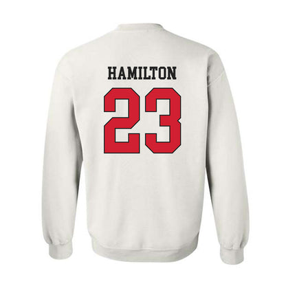 Illinois State - NCAA Football : JuMaria Hamilton - Classic Shersey Crewneck Sweatshirt-1