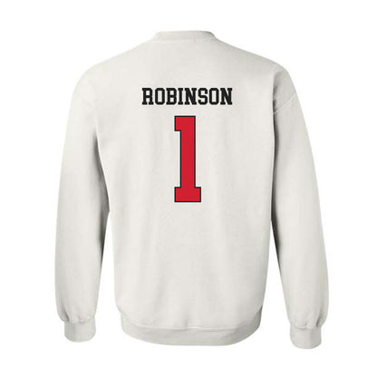 Illinois State - NCAA Baseball : Shai Robinson - Classic Shersey Crewneck Sweatshirt-1