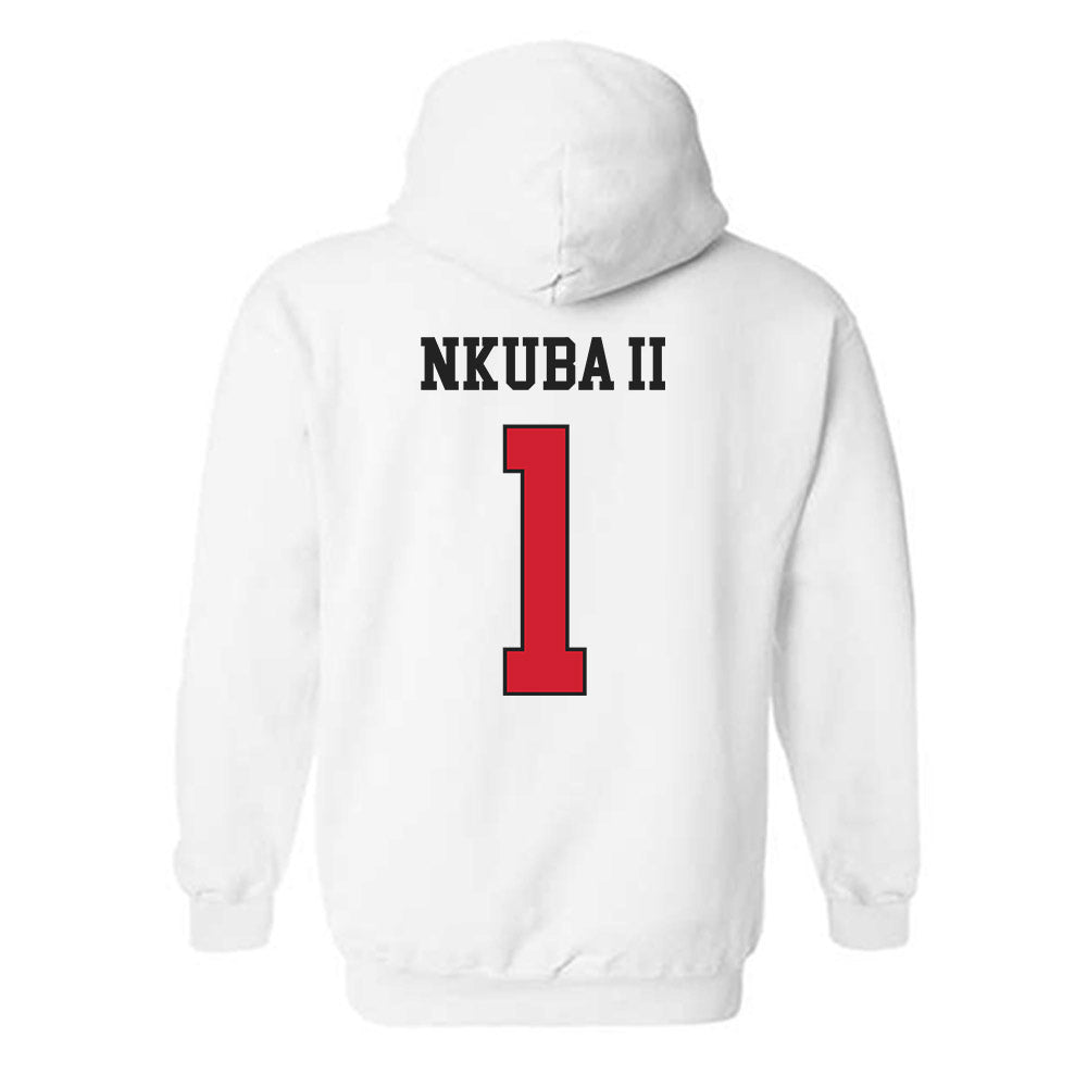 Illinois State - NCAA Football : Shadwel Nkuba II - Classic Shersey Hooded Sweatshirt-1