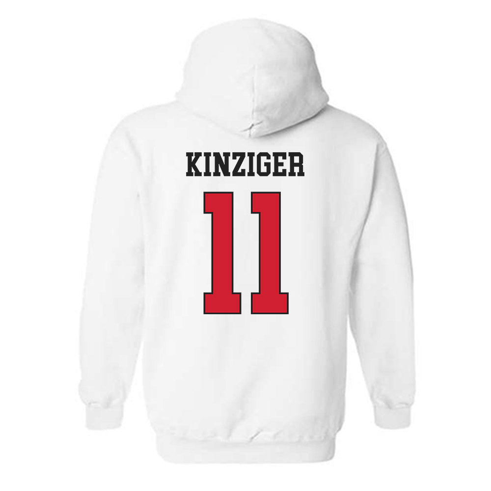 Illinois State - NCAA Men's Basketball : Johnny Kinziger - Hooded Sweatshirt