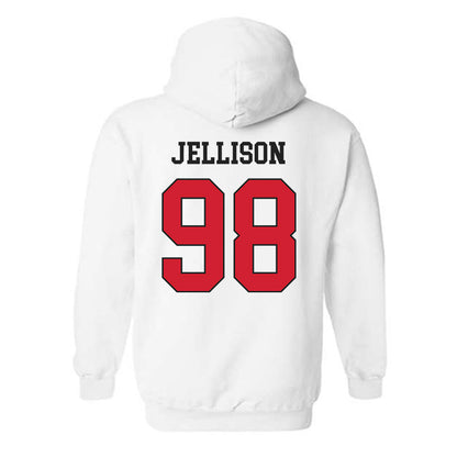 Illinois State - NCAA Football : Logan Jellison - Classic Shersey Hooded Sweatshirt-1