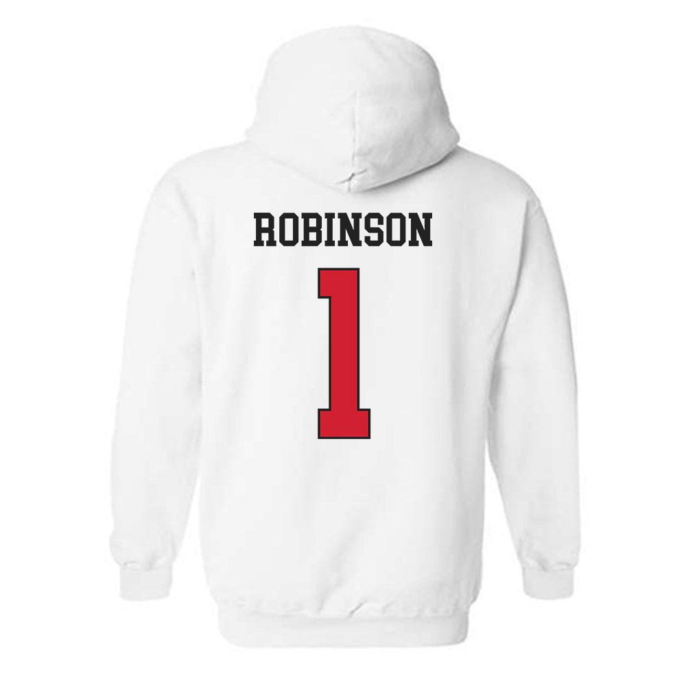 Illinois State - NCAA Baseball : Shai Robinson - Classic Shersey Hooded Sweatshirt-1