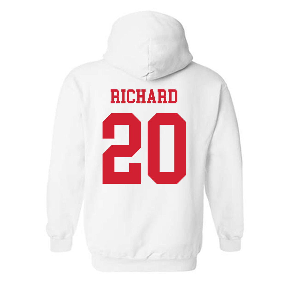 Illinois State - NCAA Football : CJ Richard - Classic Shersey Hooded Sweatshirt-1