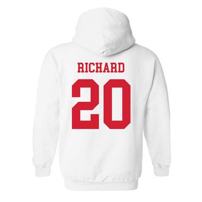 Illinois State - NCAA Football : CJ Richard - Classic Shersey Hooded Sweatshirt-1