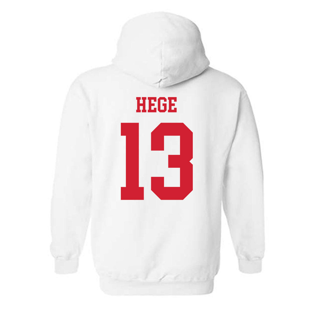 Illinois State - NCAA Women's Volleyball : Colleen Hege - Classic Shersey Hooded Sweatshirt-1