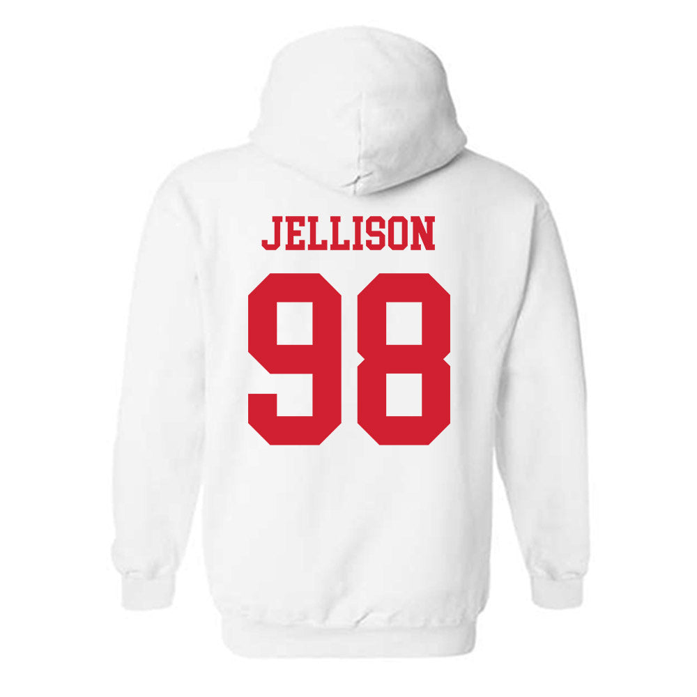 Illinois State - NCAA Football : Logan Jellison - Classic Shersey Hooded Sweatshirt-1