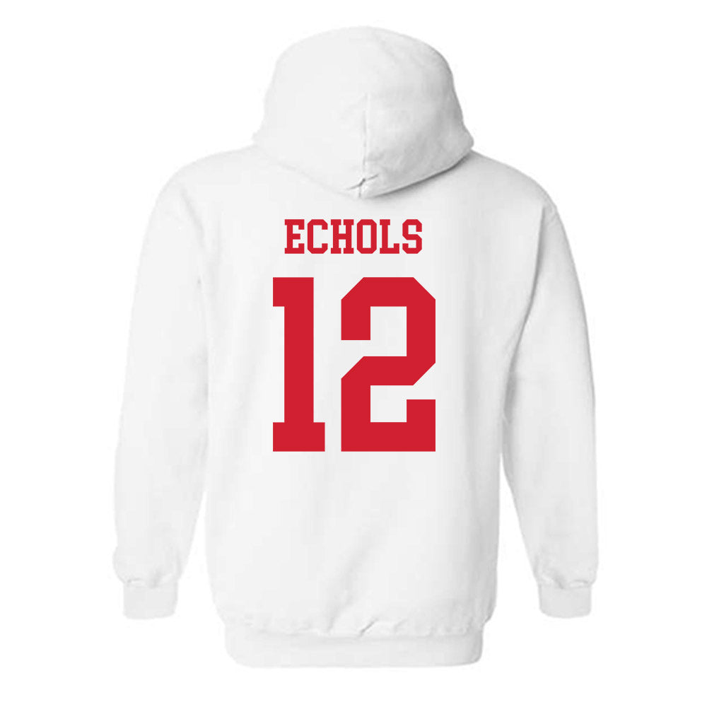 Illinois State - NCAA Football : Jashawn Echols - Classic Shersey Hooded Sweatshirt-1