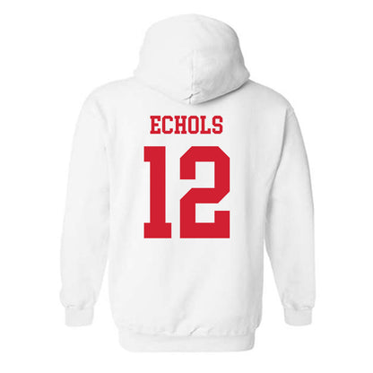 Illinois State - NCAA Football : Jashawn Echols - Classic Shersey Hooded Sweatshirt-1