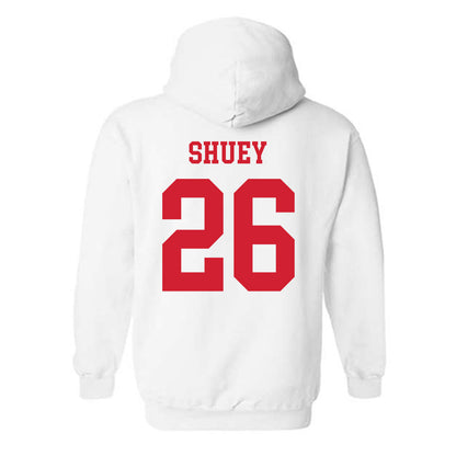 Illinois State - NCAA Baseball : John Shuey - Classic Shersey Hooded Sweatshirt-1