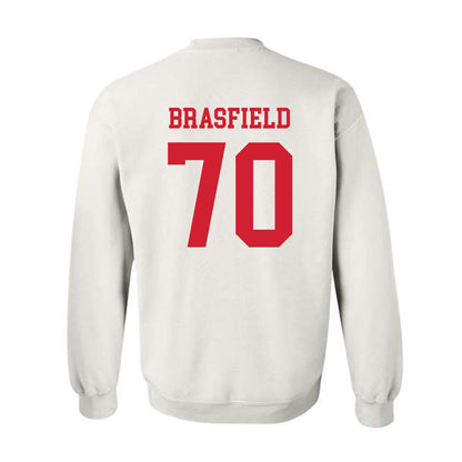 Illinois State - NCAA Football : Logan Brasfield - Classic Shersey Crewneck Sweatshirt-1