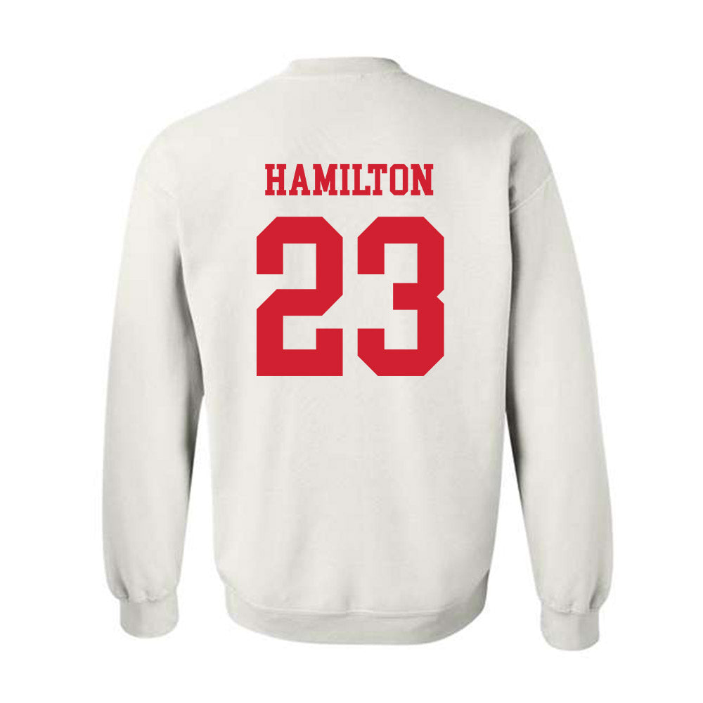 Illinois State - NCAA Football : JuMaria Hamilton - Classic Shersey Crewneck Sweatshirt-1