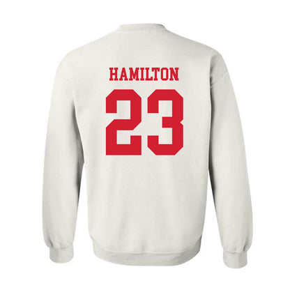 Illinois State - NCAA Football : JuMaria Hamilton - Classic Shersey Crewneck Sweatshirt-1