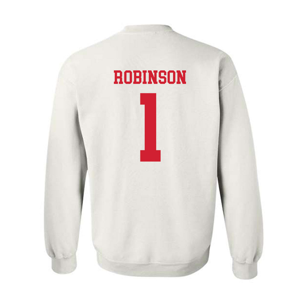 Illinois State - NCAA Baseball : Shai Robinson - Classic Shersey Crewneck Sweatshirt-1