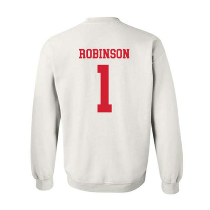 Illinois State - NCAA Baseball : Shai Robinson - Classic Shersey Crewneck Sweatshirt-1