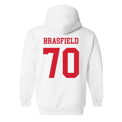 Illinois State - NCAA Football : Logan Brasfield - Classic Shersey Hooded Sweatshirt-1