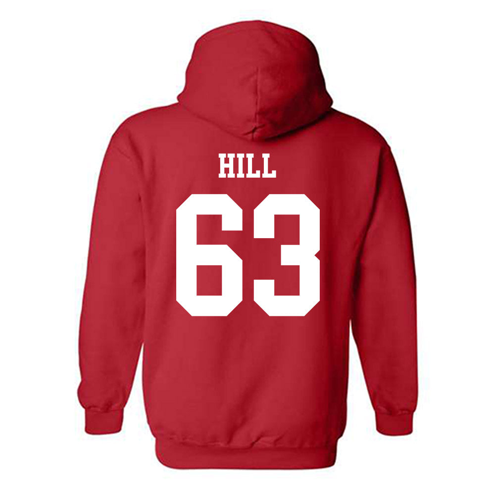 Illinois State - NCAA Football : Chris Hill - Classic Shersey Hooded Sweatshirt-1