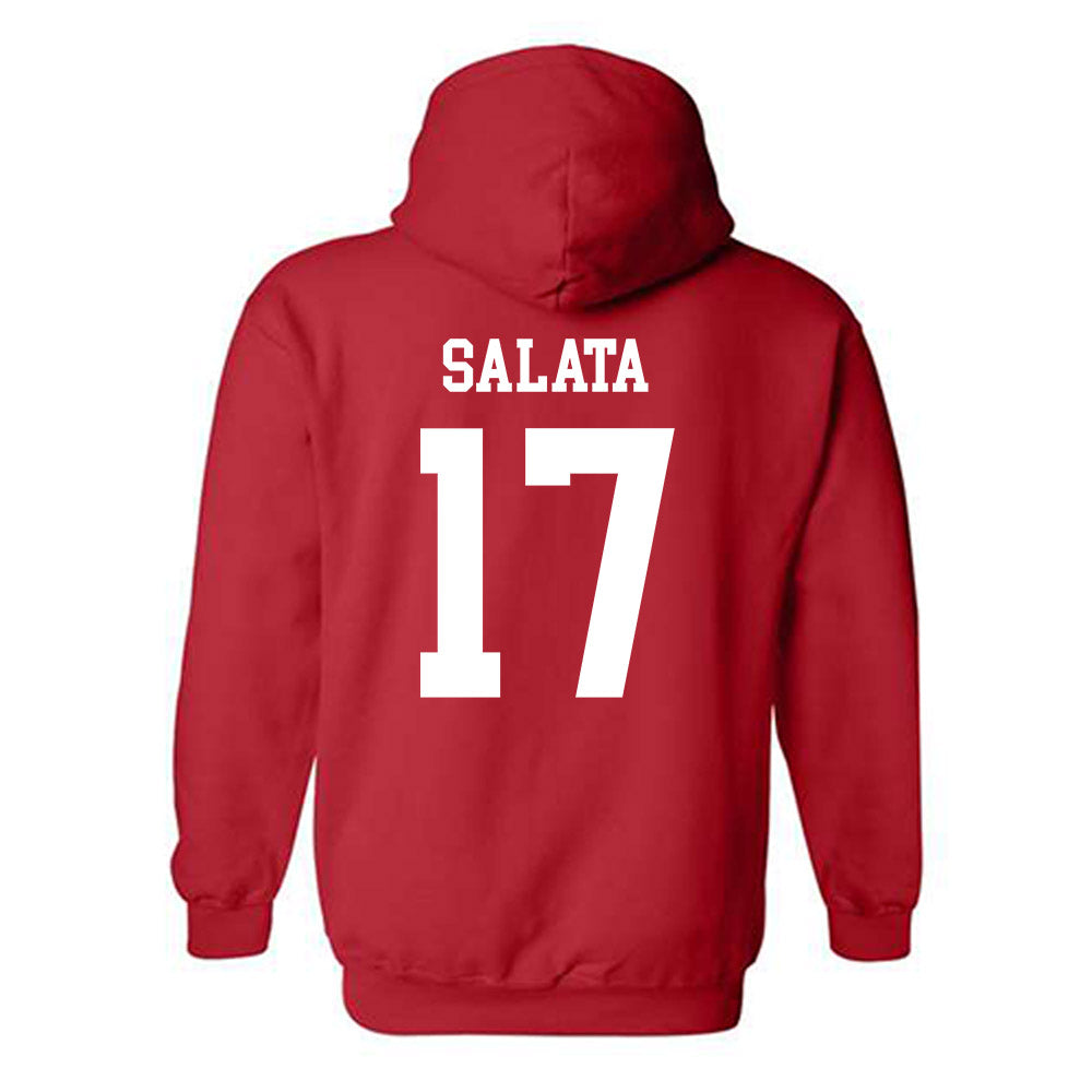 Illinois State - NCAA Women's Volleyball : Lauren Salata - Classic Shersey Hooded Sweatshirt-1