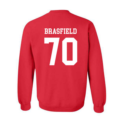 Illinois State - NCAA Football : Logan Brasfield - Classic Shersey Crewneck Sweatshirt-1
