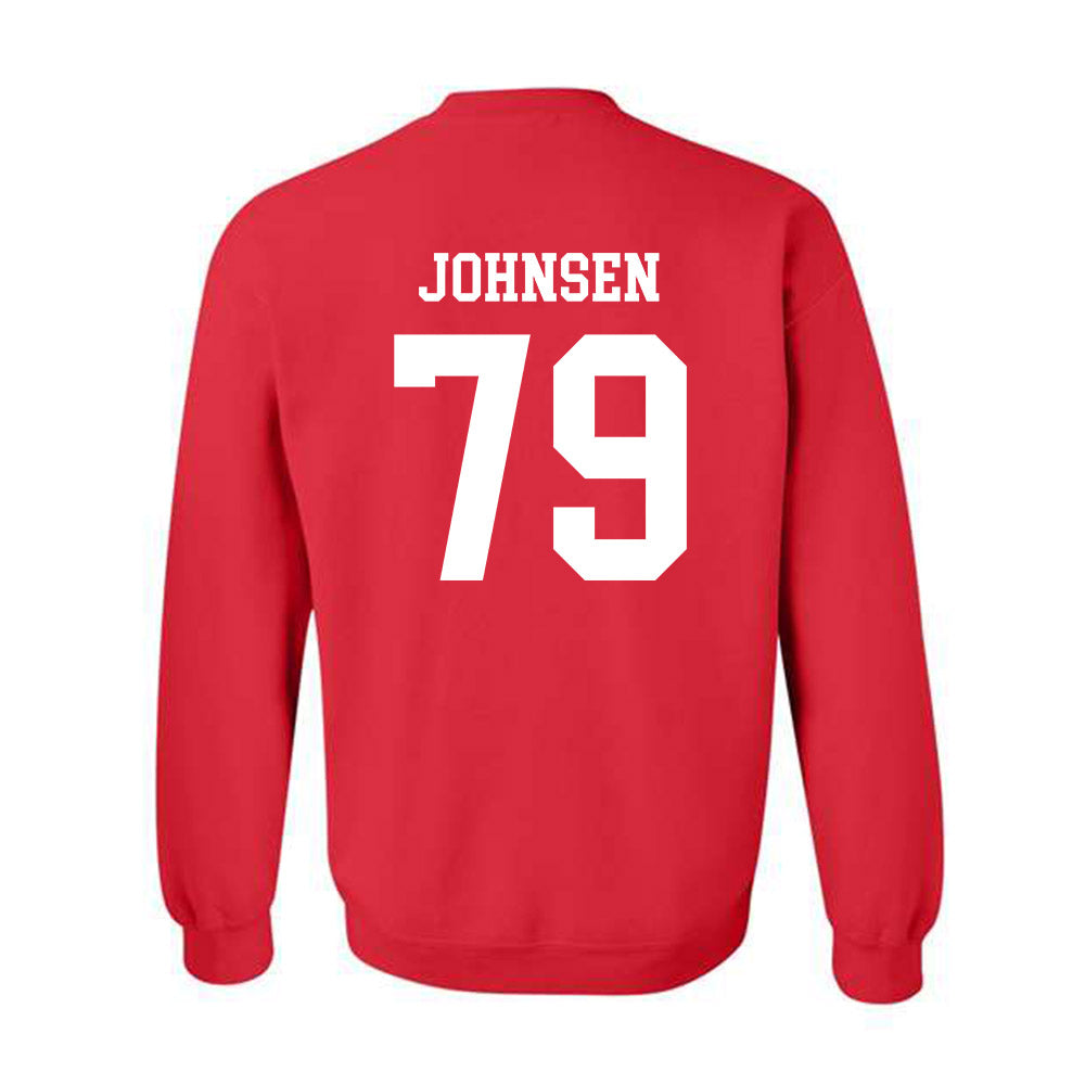 Illinois State - NCAA Football : Luke Johnsen - Classic Shersey Crewneck Sweatshirt-1