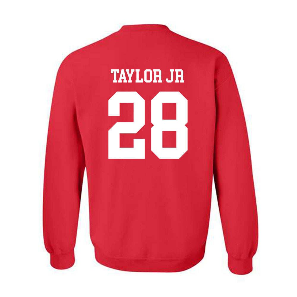 Illinois State - NCAA Football : Chris Taylor Jr - Classic Shersey Crewneck Sweatshirt-1