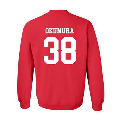 Illinois State - NCAA Baseball : Shuto Okumura - Classic Shersey Crewneck Sweatshirt-1