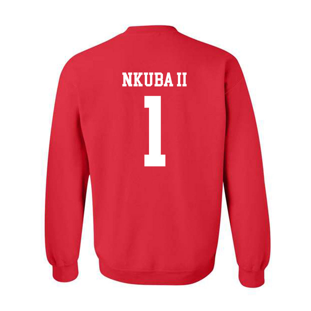Illinois State - NCAA Football : Shadwel Nkuba II - Classic Shersey Crewneck Sweatshirt-1