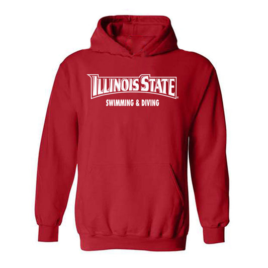 Illinois State - NCAA Women's Swimming & Diving : Reese Huber - Classic Shersey Hooded Sweatshirt-0