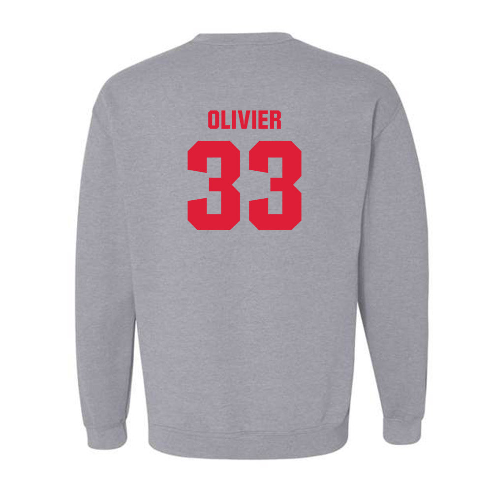 Lamar - NCAA Baseball : Christopher Olivier - Classic Shersey Crewneck Sweatshirt-1