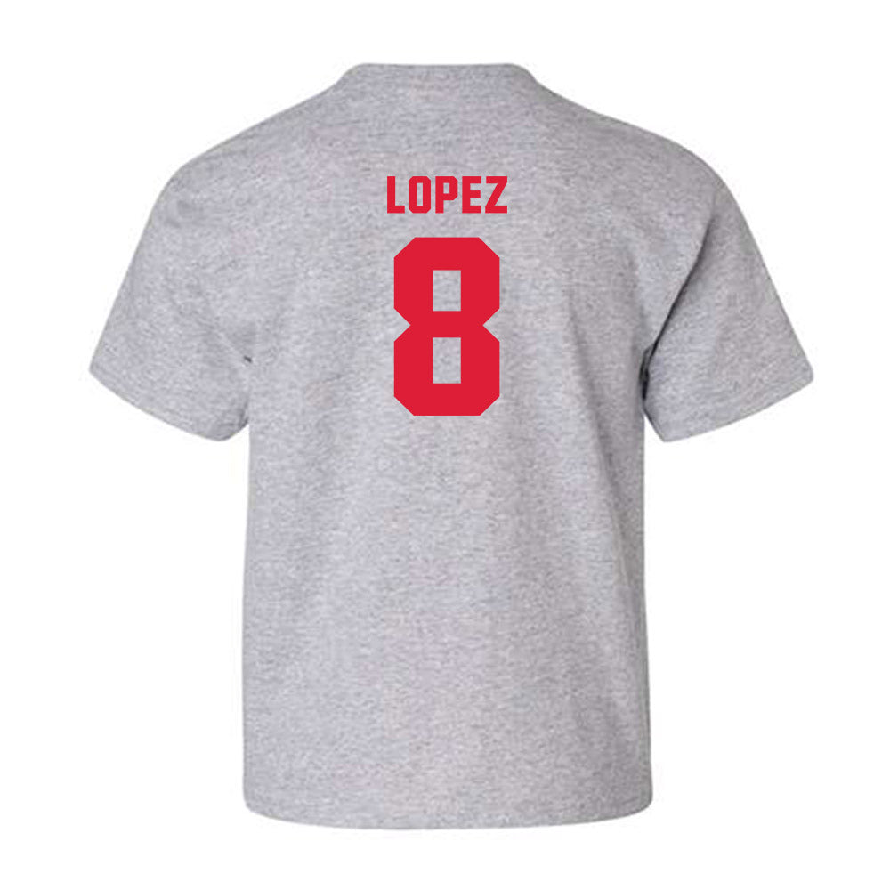 Lamar - NCAA Baseball : Mark Lopez - Classic Shersey Youth T-Shirt-1