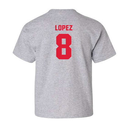 Lamar - NCAA Baseball : Mark Lopez - Classic Shersey Youth T-Shirt-1