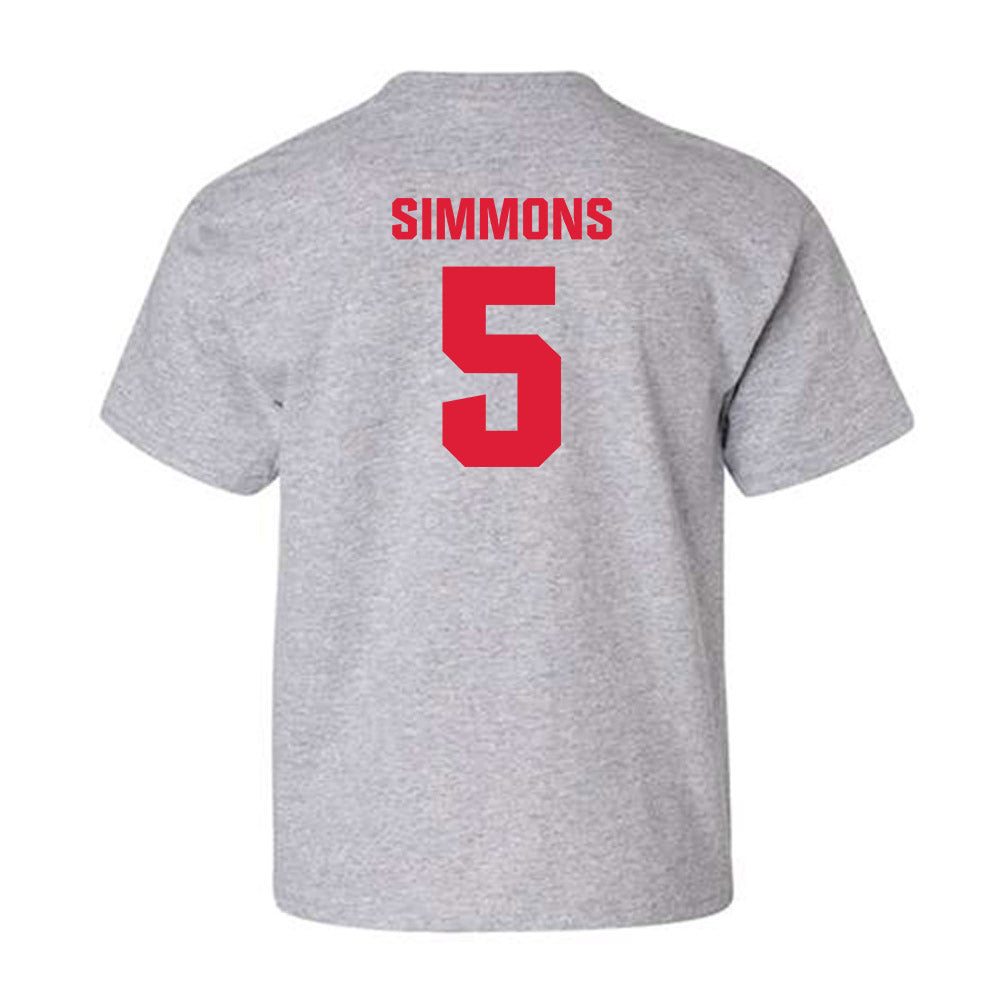 Lamar - NCAA Football : Brit Simmons - Classic Shersey Youth T-Shirt-1