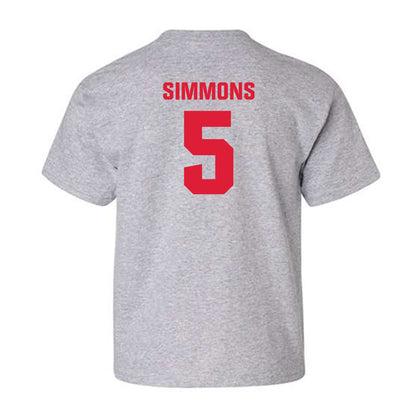 Lamar - NCAA Football : Brit Simmons - Classic Shersey Youth T-Shirt-1