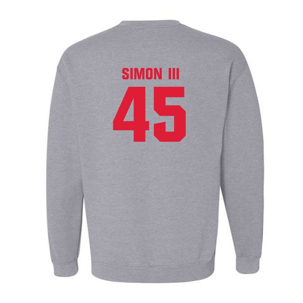 Lamar - NCAA Football : Albert Simon III - Classic Shersey Crewneck Sweatshirt-1