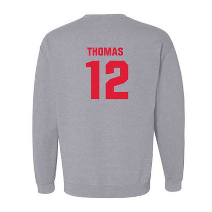 Lamar - NCAA Men's Basketball : Christian Thomas - Classic Shersey Crewneck Sweatshirt-1