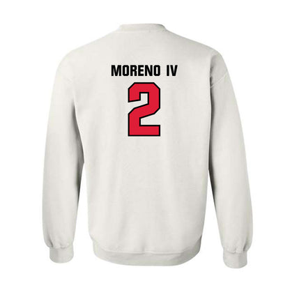 Lamar - NCAA Baseball : Heladio Moreno IV - Classic Shersey Crewneck Sweatshirt-1